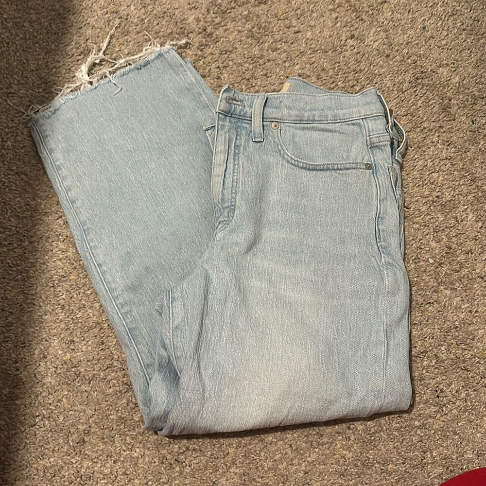 NWOT Madewell Perfect Vintage Wide Leg Crop Jeans